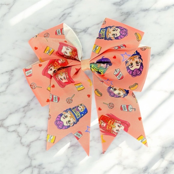 Colorful kpop demon hunters bows Cartoon Print Hair Bows - Picture 6 of 7